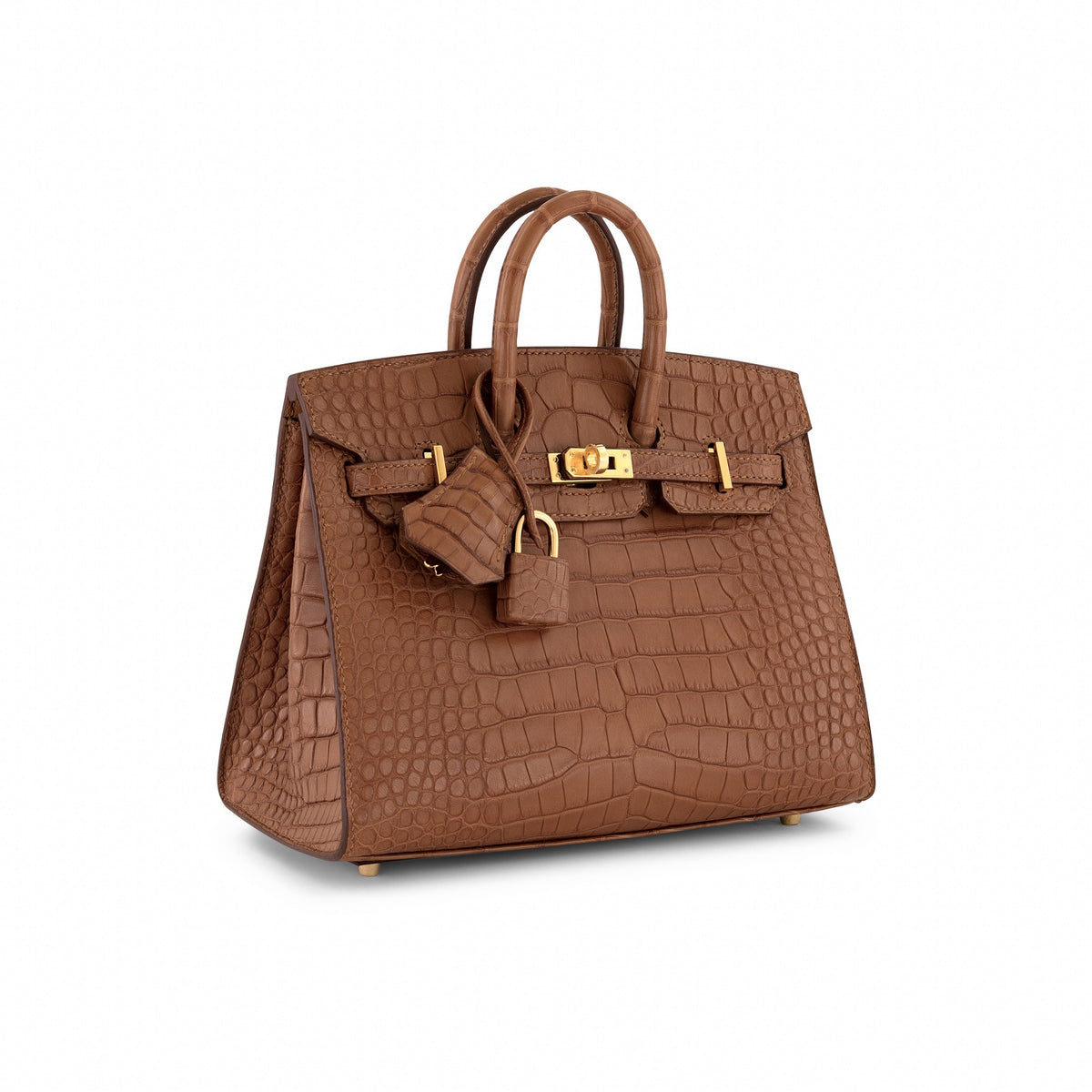 Gold Birkin Alligator 20cm GHW