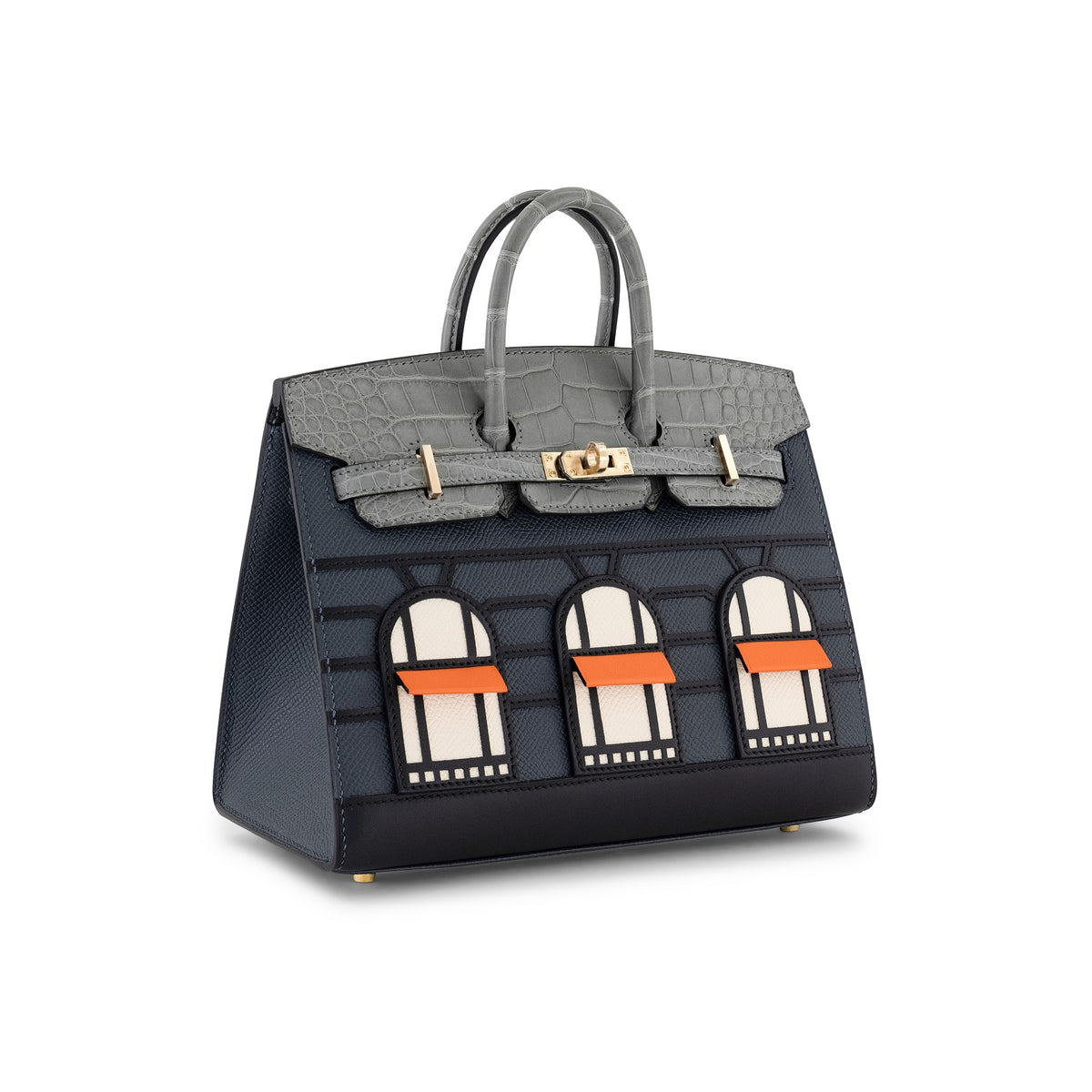 Rainy Fabourg Misty Birkin Alligator 20cm